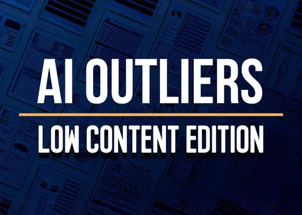 AI Outliers: Low-Content Edition – Riccardo Mazza