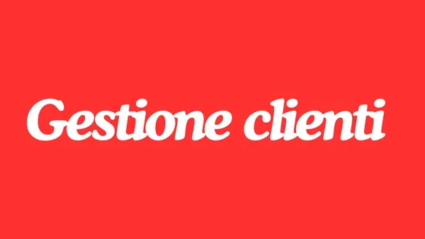 Gestione clienti – Marketing Espresso AcadeME