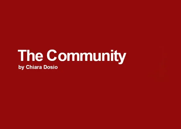 The Community Program – Chiara Dosio