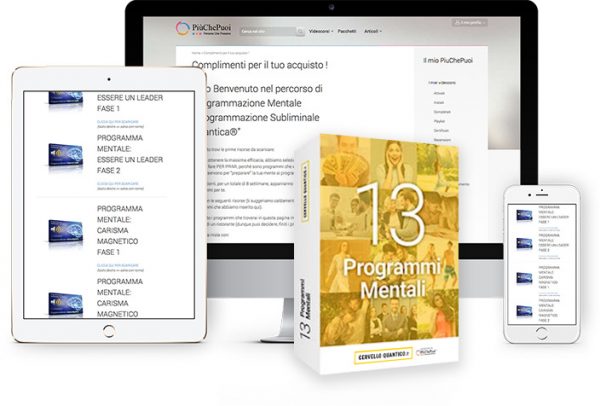 Download corso Programmazione Subliminale Quantica® di PiuChePuoi